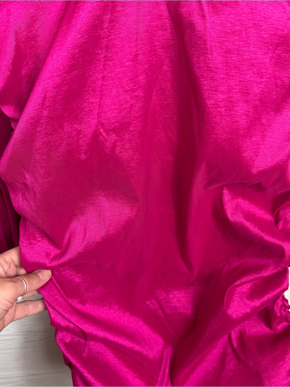 Lovers & Friends Magenta Pink LORENZA MINI DRESS Long Sleeve V-Neck - Picture 5 of 10
